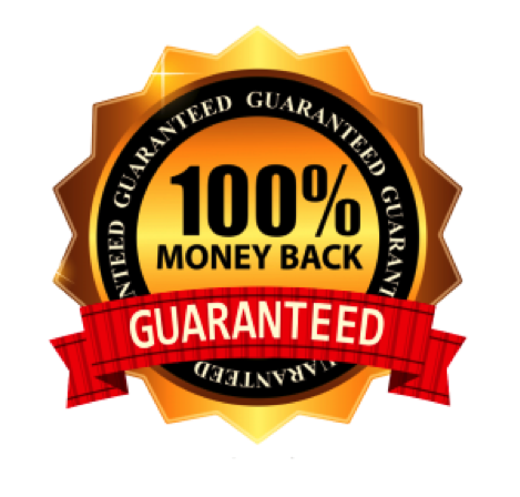 100% Money Back Guaranteed graphic